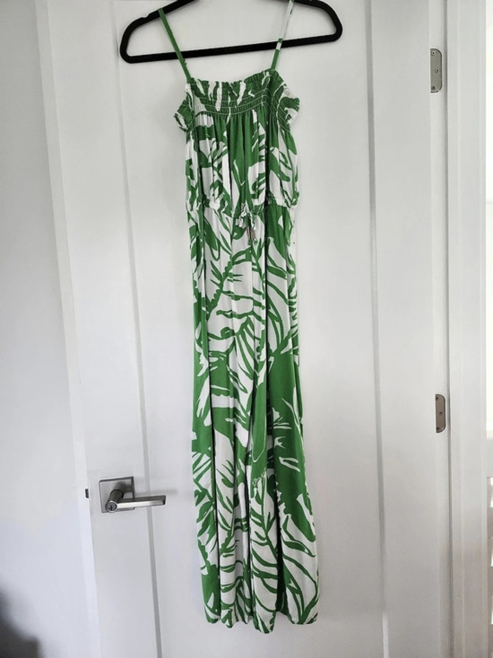 Lilly Pulitzer 20th Anniversary Collection Green & White Maxi Dress